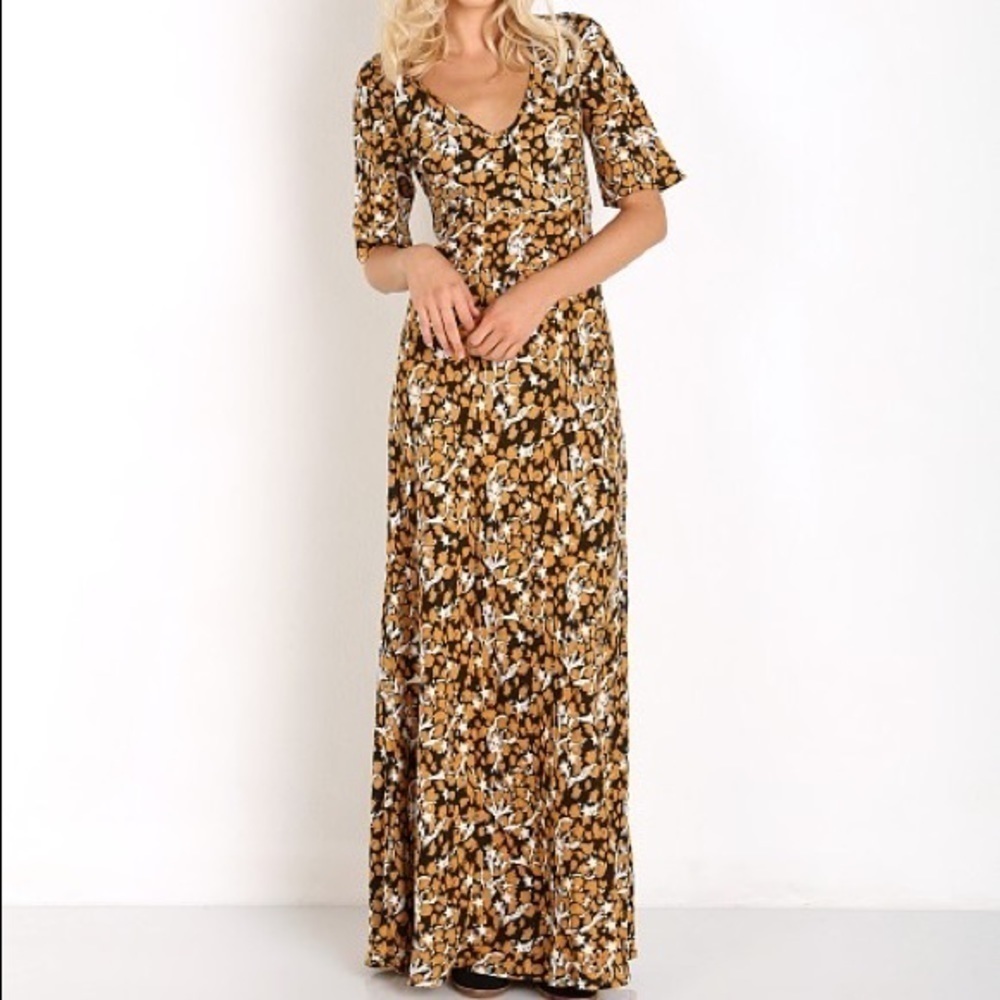 Somedays Lovin Star Valley Animal Maxi Dress - XS